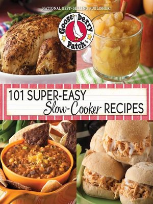 cover image of 101 Super-Easy Slow-Cooker Recipes Cookbook